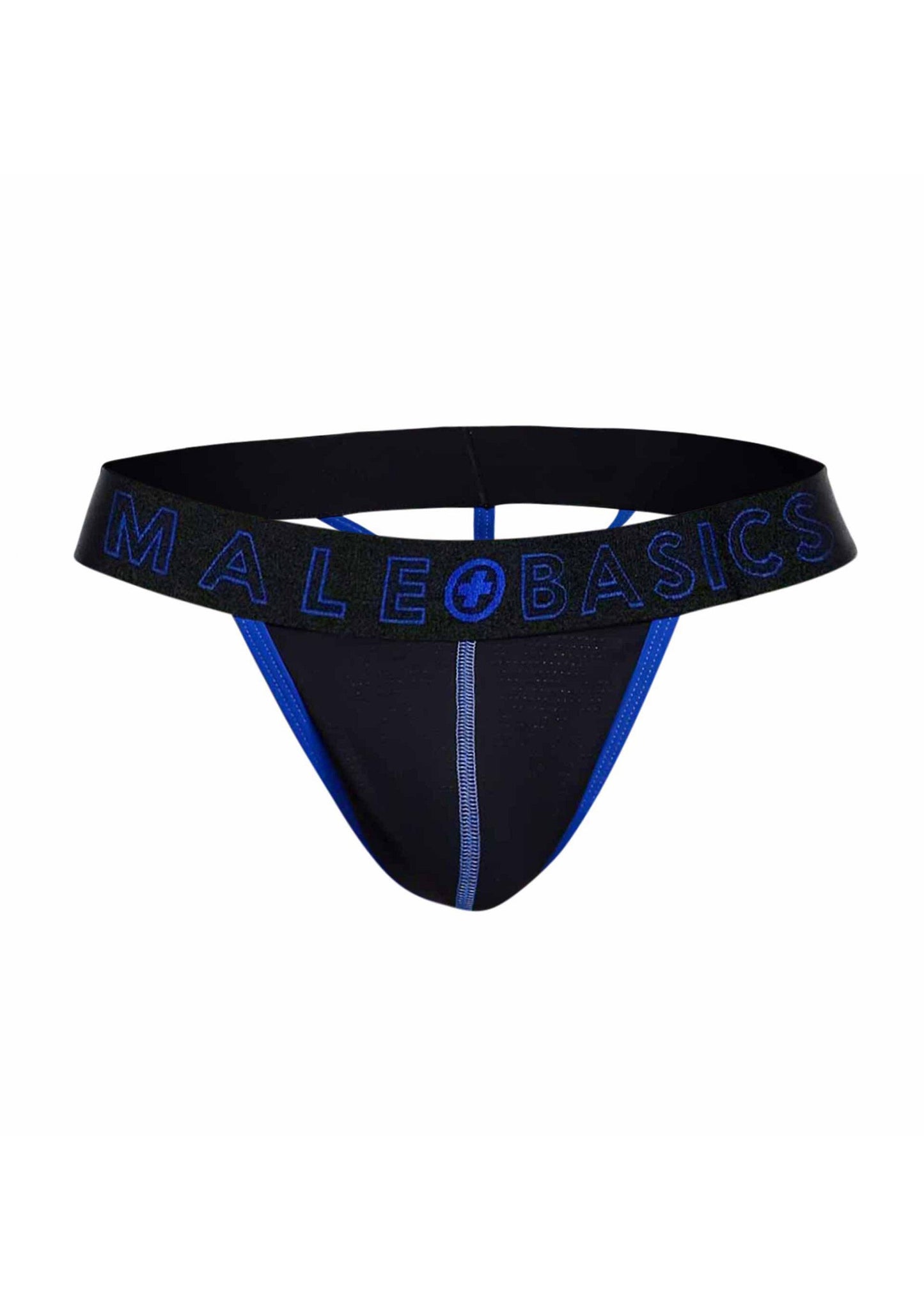 MaleBasics Neon Thong BLUE S - 4