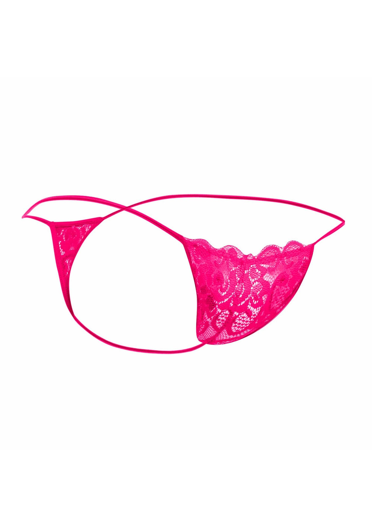 MOB Eroticwear Lace Thong PINK S/M - 3