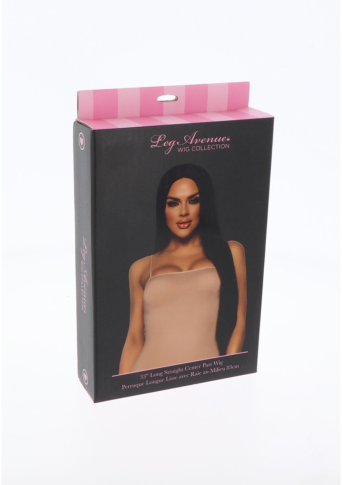 Long Straight Center Part Wig BLACK O/S - 1