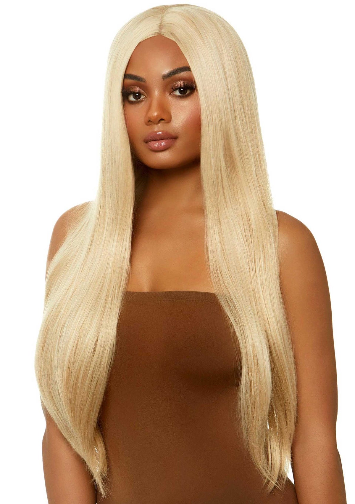 Long Straight Center Part Wig BLONDE O/S - 0