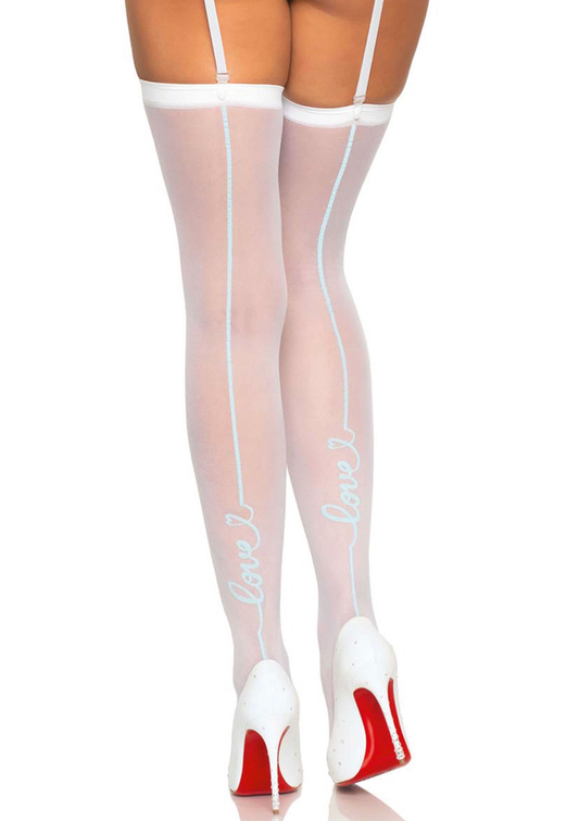 Leg Avenue True love backseam stockings