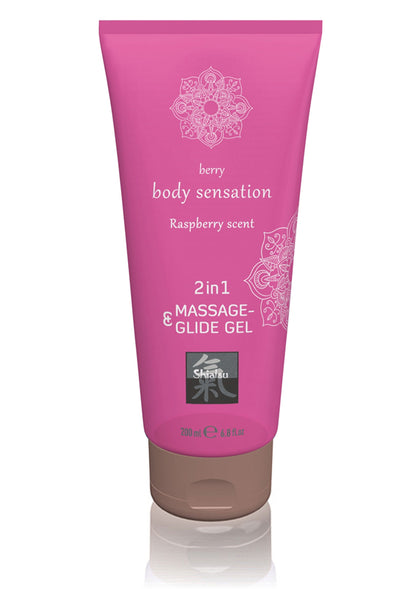 Shiatsu 2 in 1 Massage & Glide Gel NATUREL 200 - 3