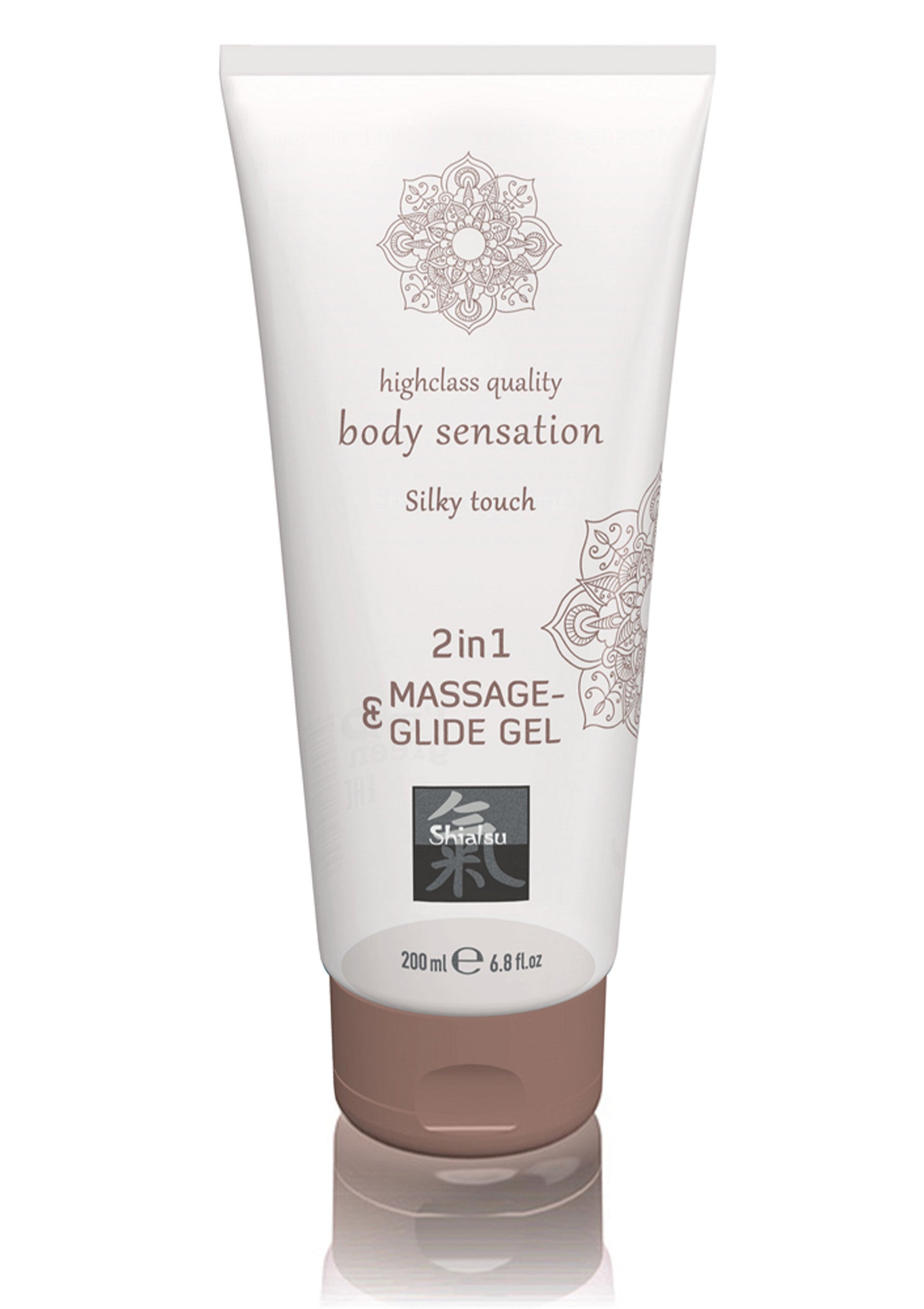 Shiatsu 2 in 1 Massage & Glide Gel RASPBERRY 200 - 0