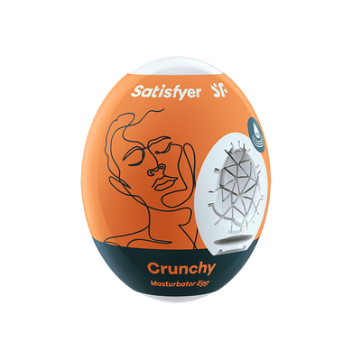 Crunchy - Masturbator Egg - Orange Oranje - 0