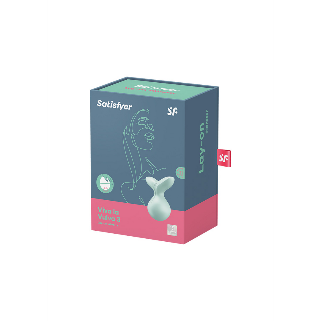 Viva la Vulva 3 - Lay-On Vibrator - Mint Grün - 2