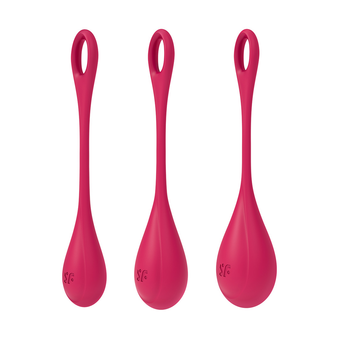 Yoni Power 1 - Kegel Ball Set - Rood Rot - 4