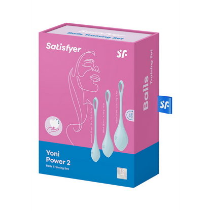 Yoni Power 2 - Kegel Balls Set - Lichtblauw Blau - 0