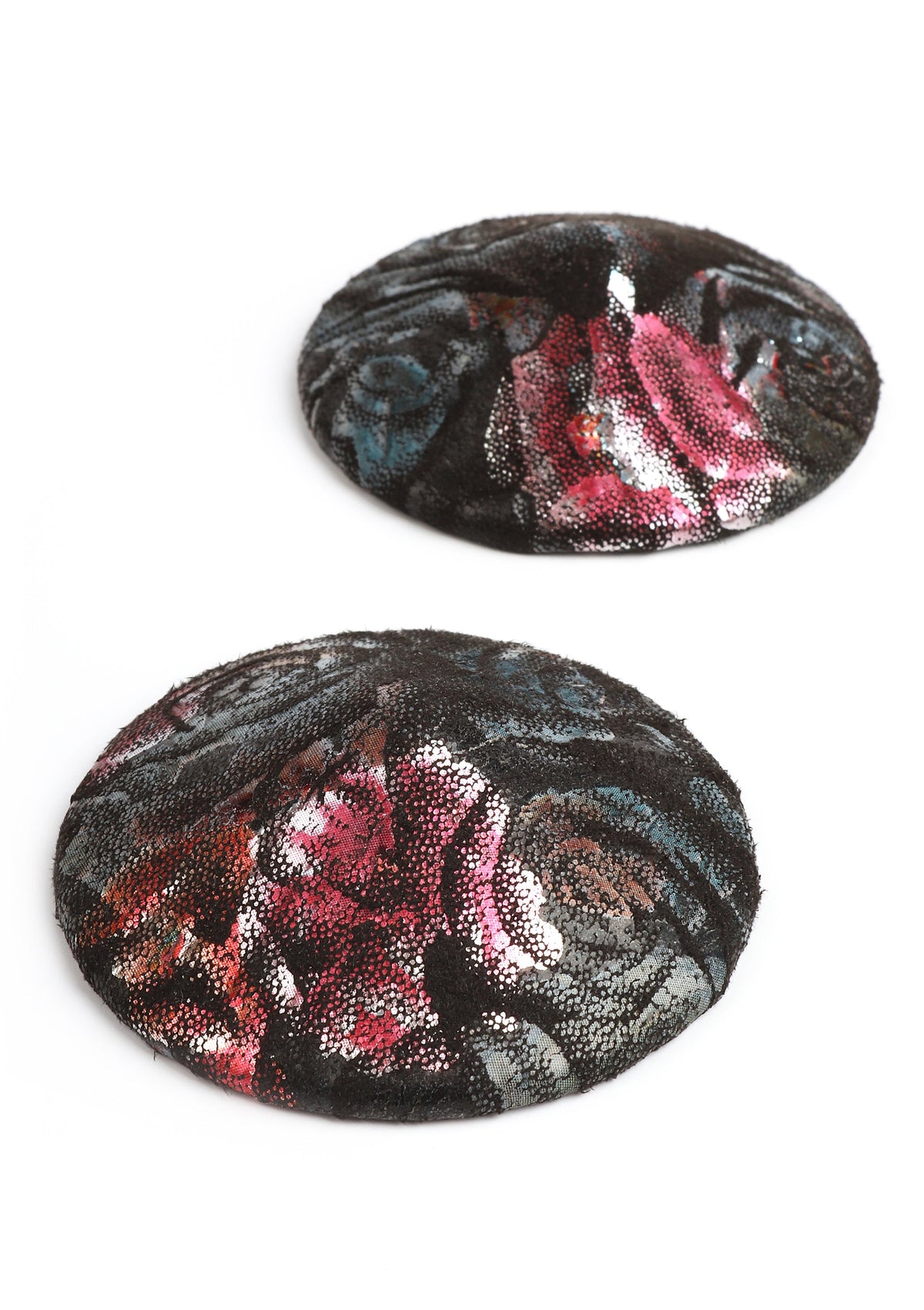 Floral Jacquard Nipple Pasty BLACK - 2