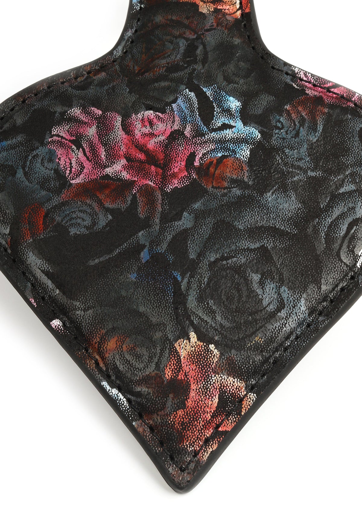 Floral Jacquard Paddle BLACK - 5
