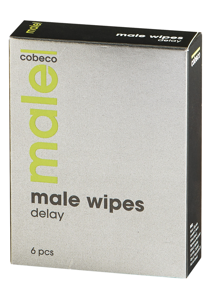 Cobeco Male Wipes Delay 6X 25ml TRANSPA - 0