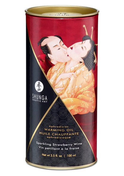Aphrodisiac Warming Oil 100 ml STRAWBERRY 100 - 9