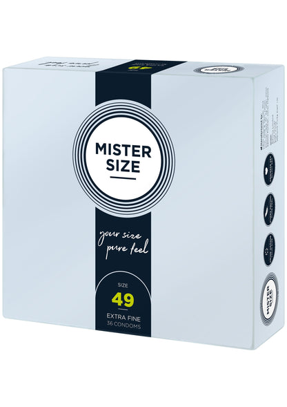 MISTER SIZE 49mm Condoms 36pcs NATUREL - 0