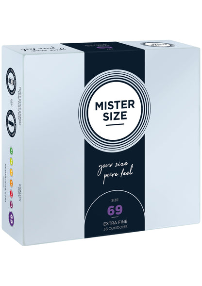 MISTER SIZE 69mm Condoms 36pcs NATUREL - 1