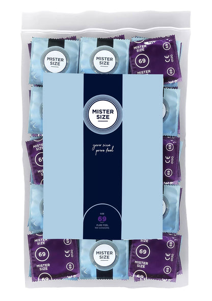 MISTER SIZE 69mm Condoms 100pcs NATUREL - 0