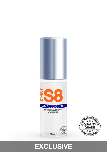 S8 Waterbased Cooling Anal Lube 50ml 541 50 - 0