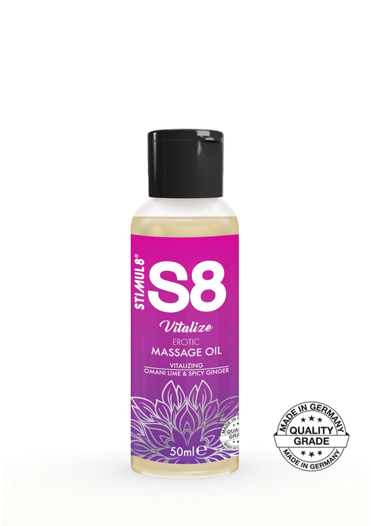 S8 Massage Oil 50ml - Omani Lime en Spicy Ginger