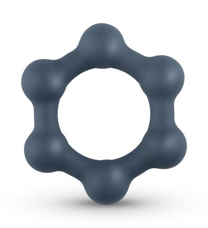 Boners Hexagon Cockring Met Stalen Kogels - 1