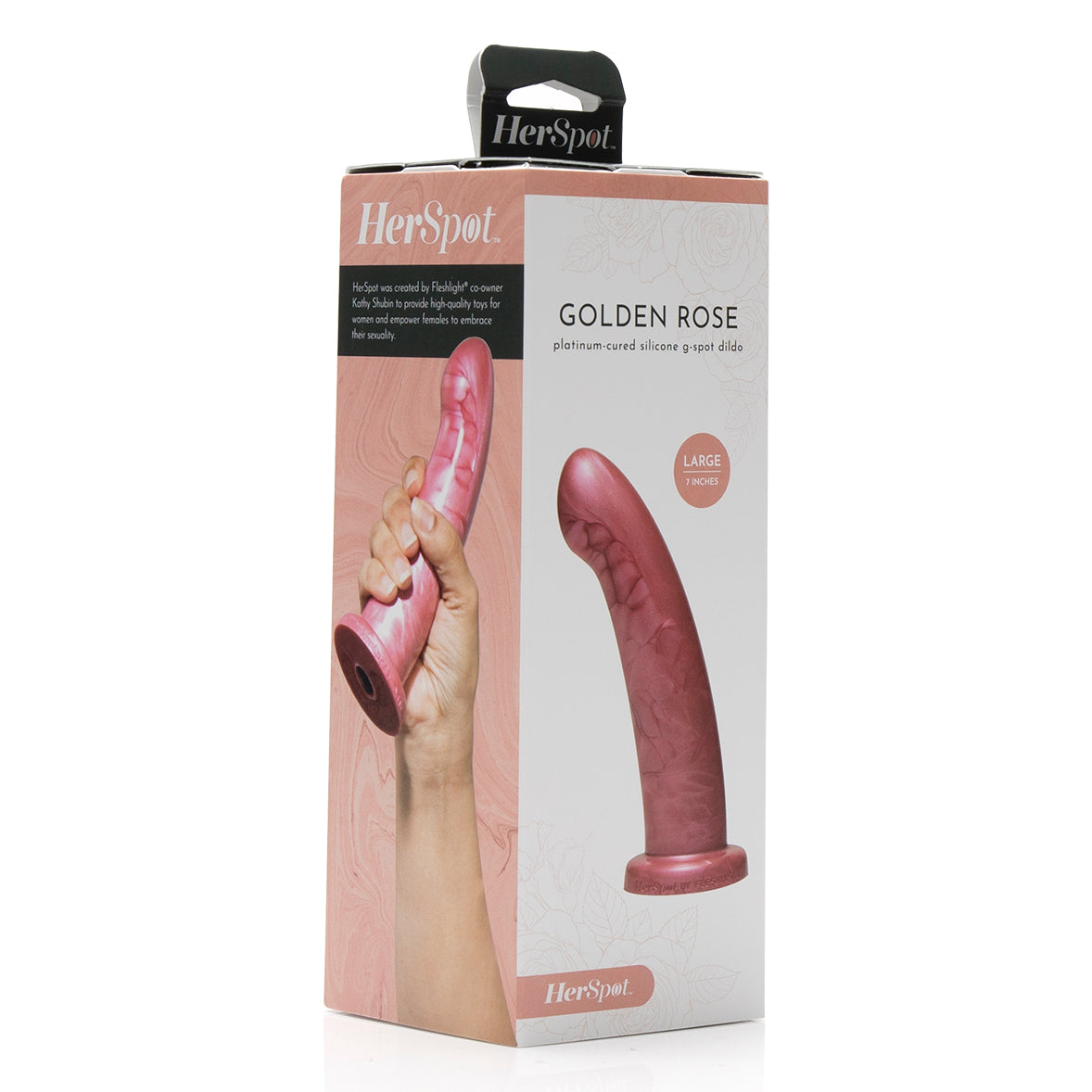 Fleshlight - HerSpot Dildo Golden Rose Large - 5