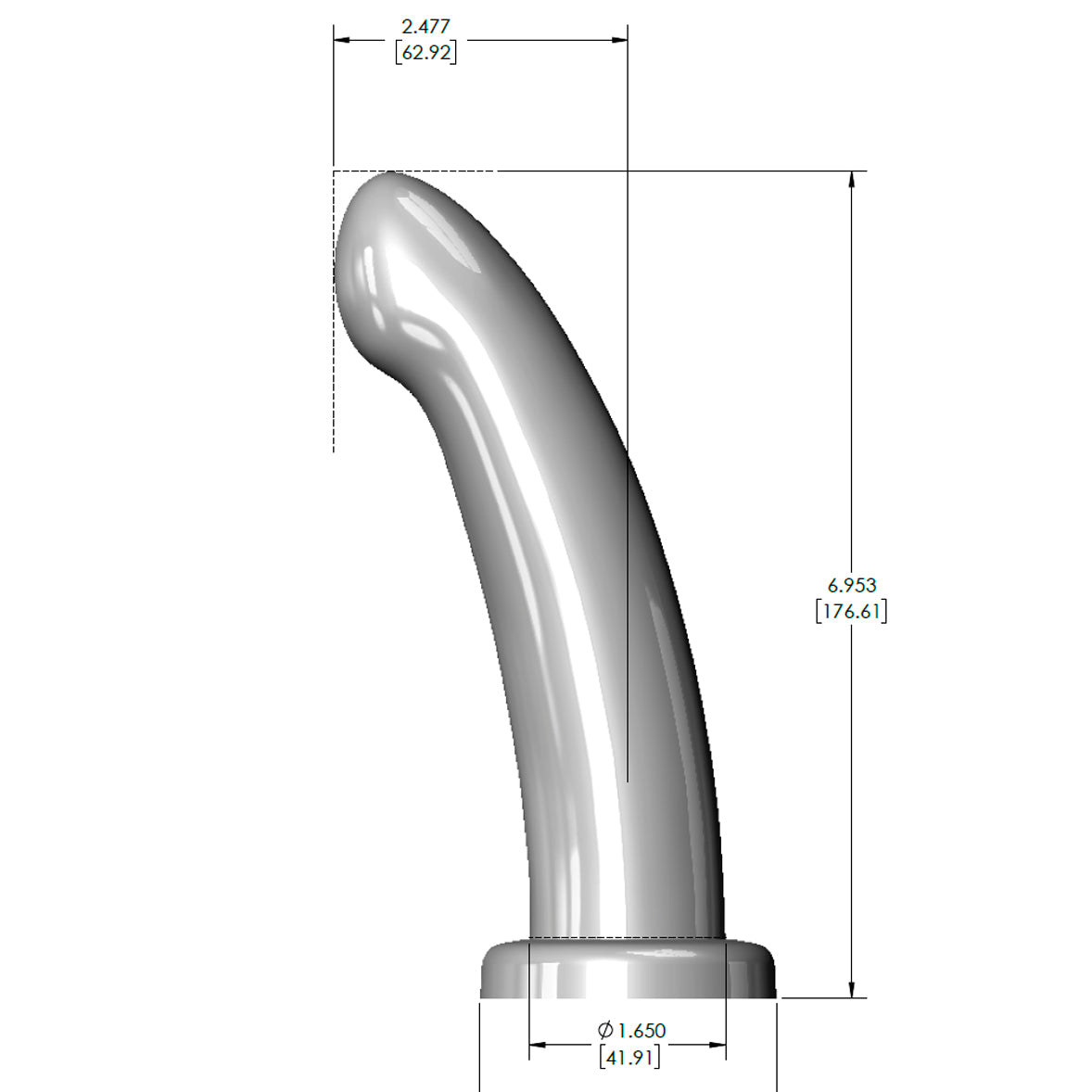 Fleshlight - HerSpot Dildo Golden Rose Large - 7