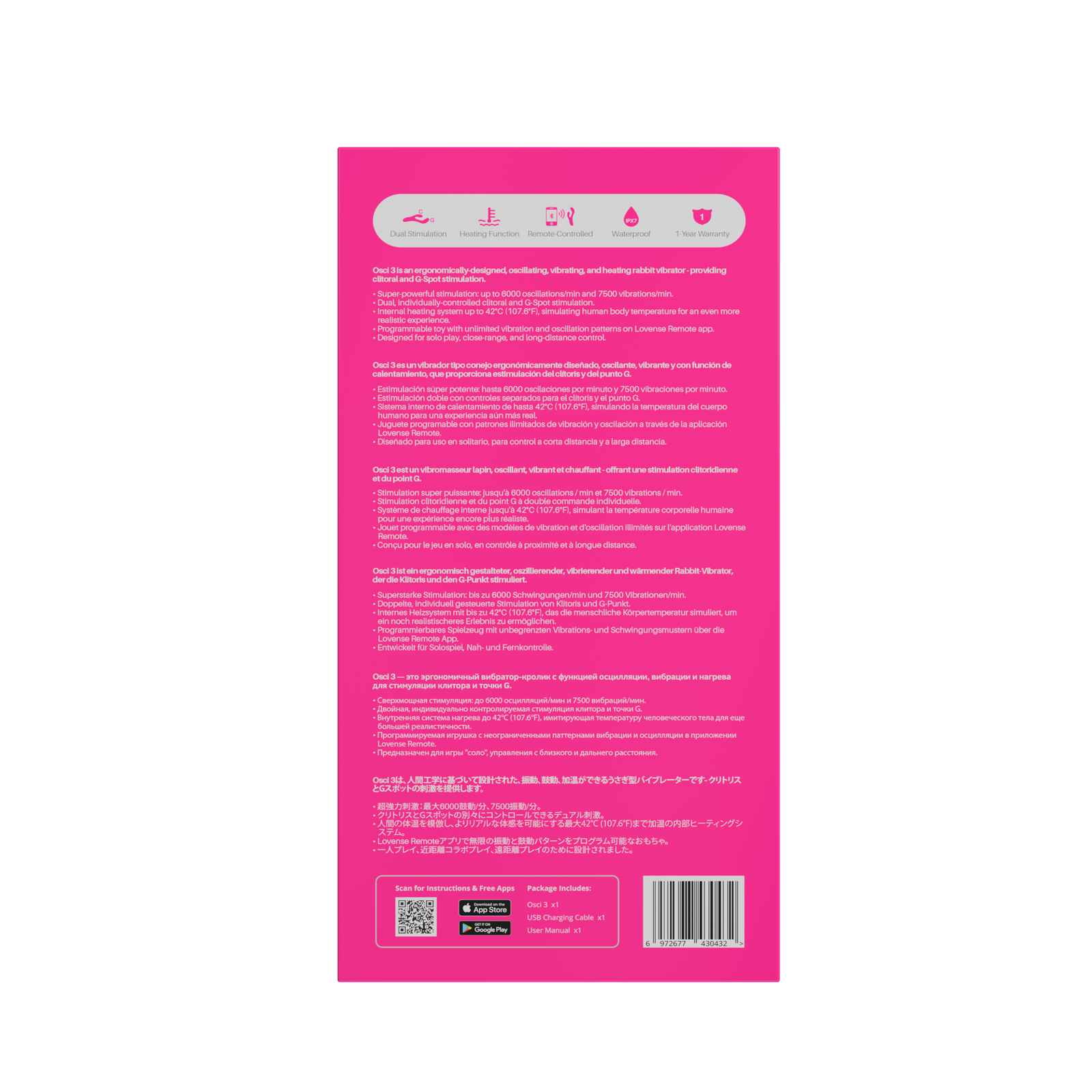 Lovense - Osci 3 Pink - 5