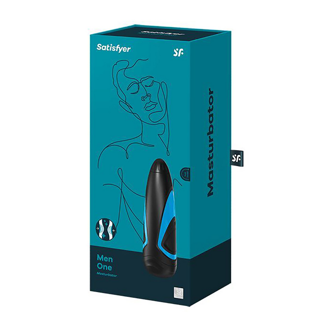 Mannen One - Masturbator - Zwart/Blauw Schwarz - 4