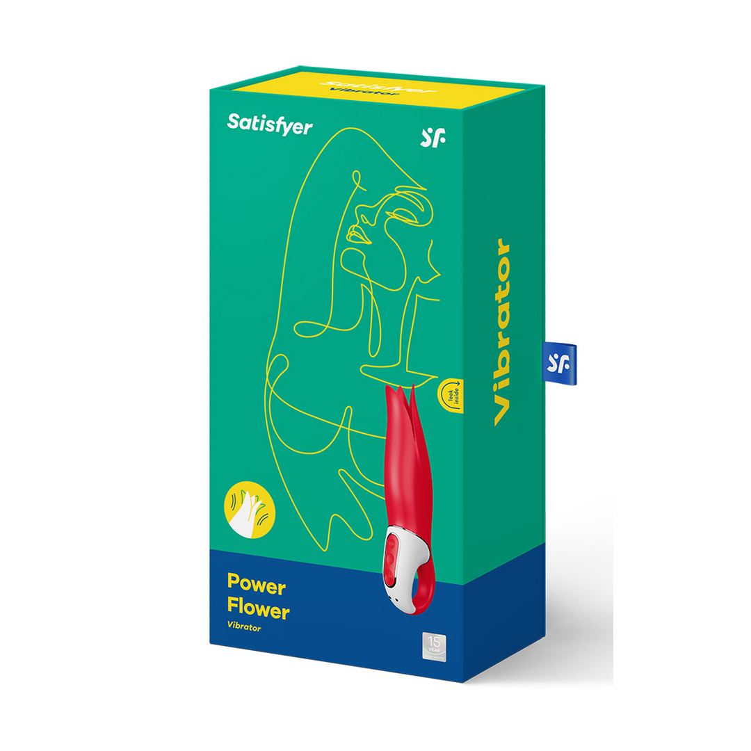 Power Flower - Classic Vibrator - Rood Rot - 4