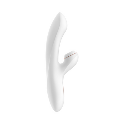 Pro Plus - G-Spot Air Pulse Stimulator en Vibratie - Wit/Roze Goud Weiß - 2