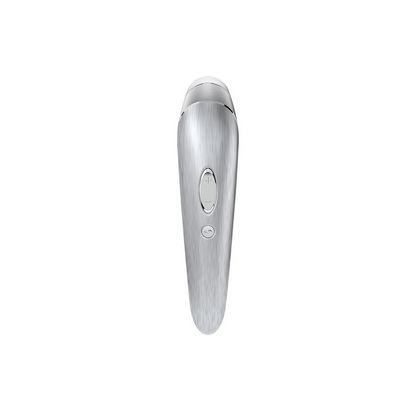 High Fashion - Luchtpulseren Stimulator en Vibratie - Zilver Silber - 2