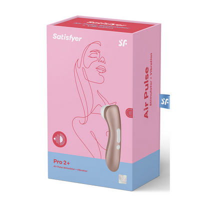 Pro 2Plus - Airpulse Stimulator and Vibration - Light Gold Roze - 2