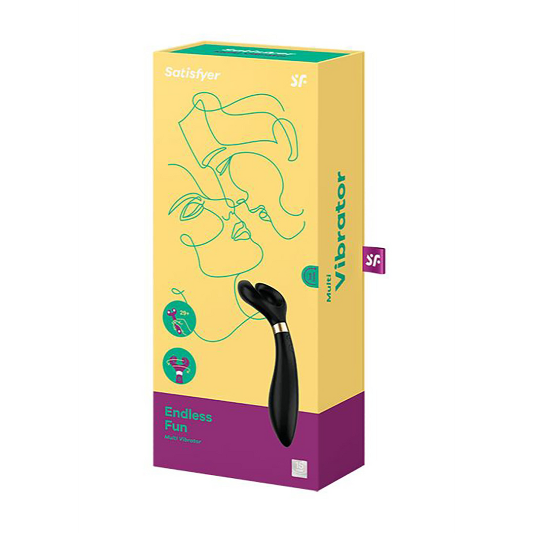 Eindeloos Plezier - Partner Vibrator - Zwart Schwarz - 0