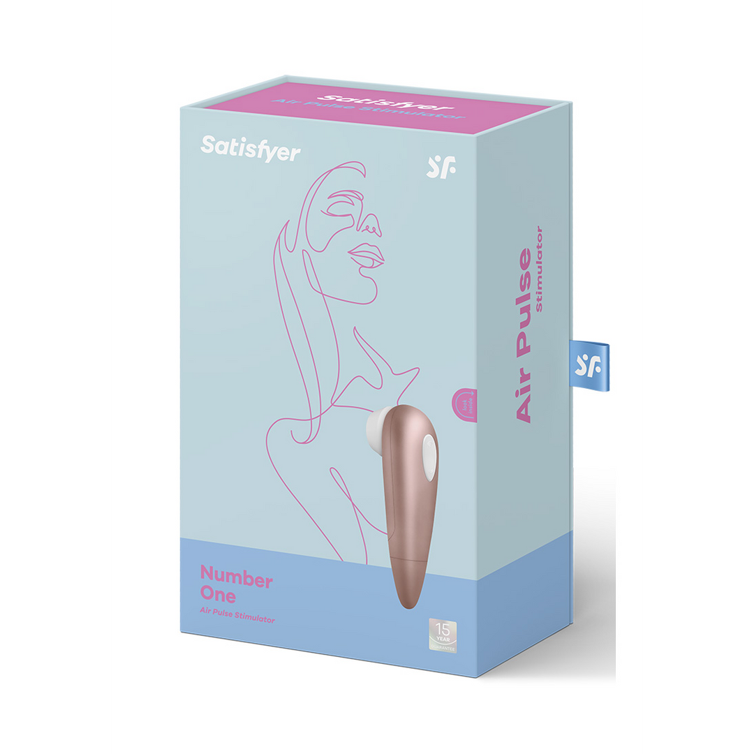 Nummer 1 - Air Pulse Stimulator - Lichtgoud Pink - 1
