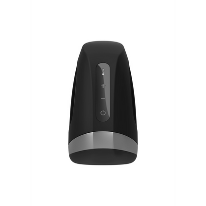 Men Heat Vibration - Heating and Vibrating Masturbator - Black Zwart - 3