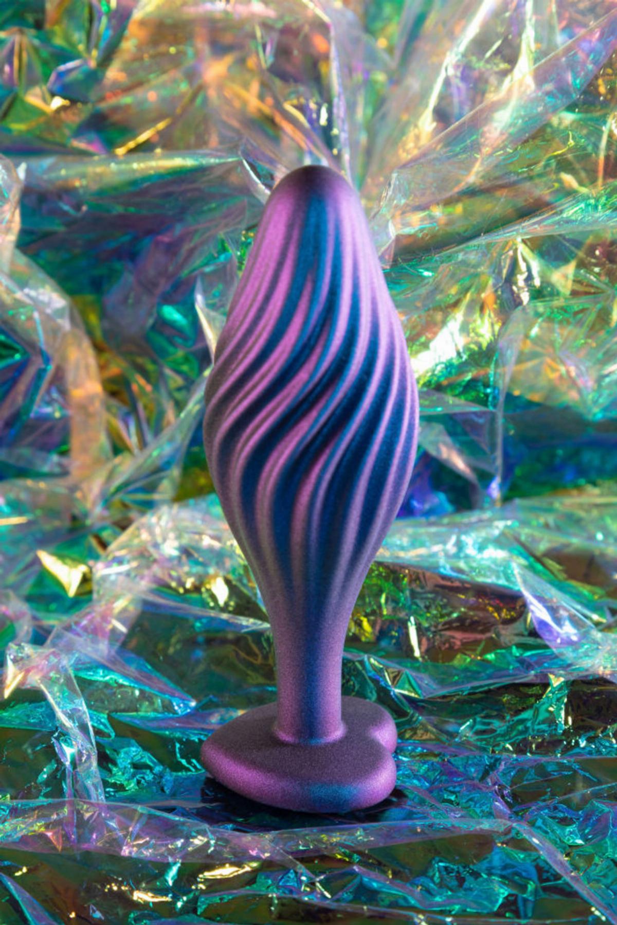 Anal Adventures Matrix - Swirling Bling Anaal Plug - Sapphire
