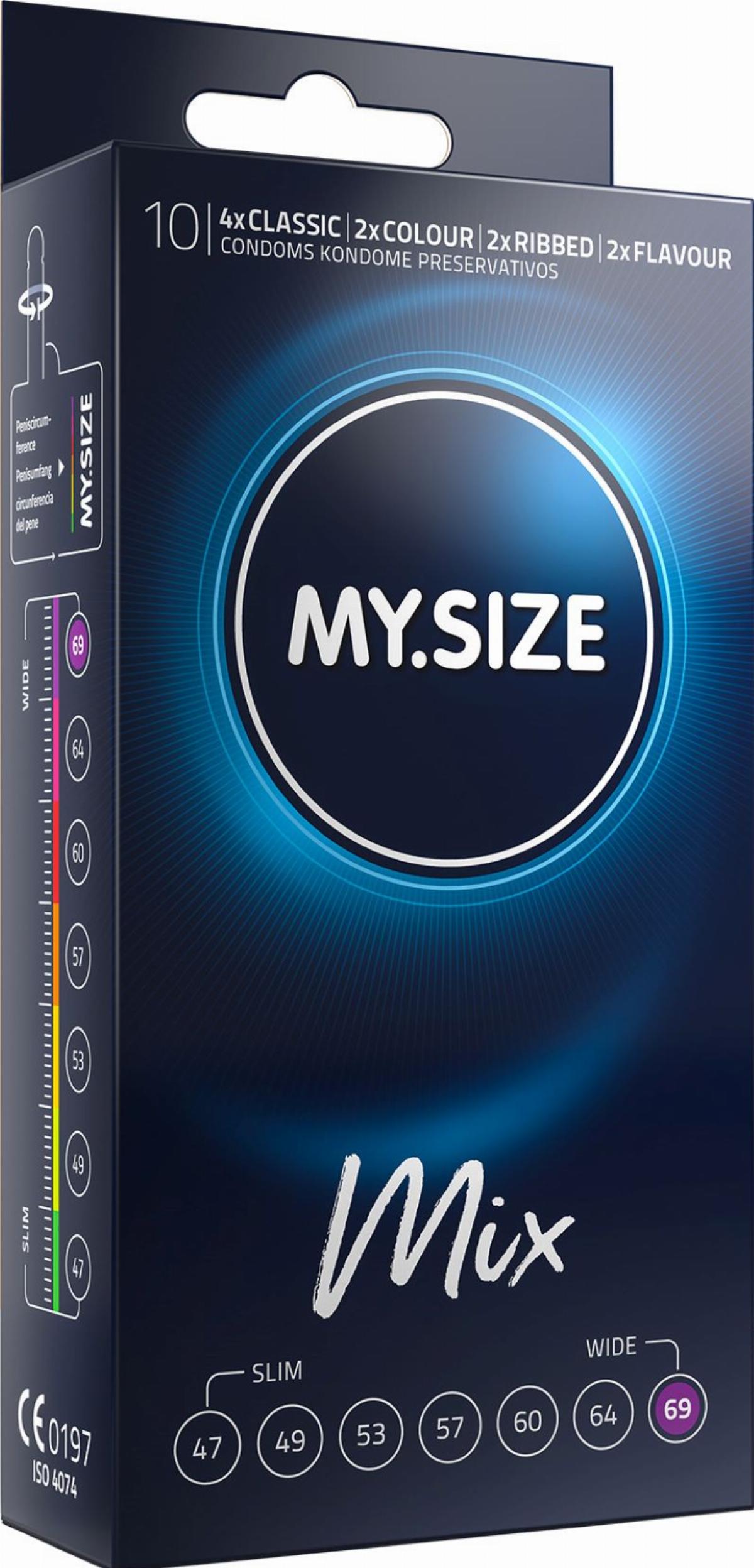 MY.SIZE Mix 69 mm Condooms - 10 stuks