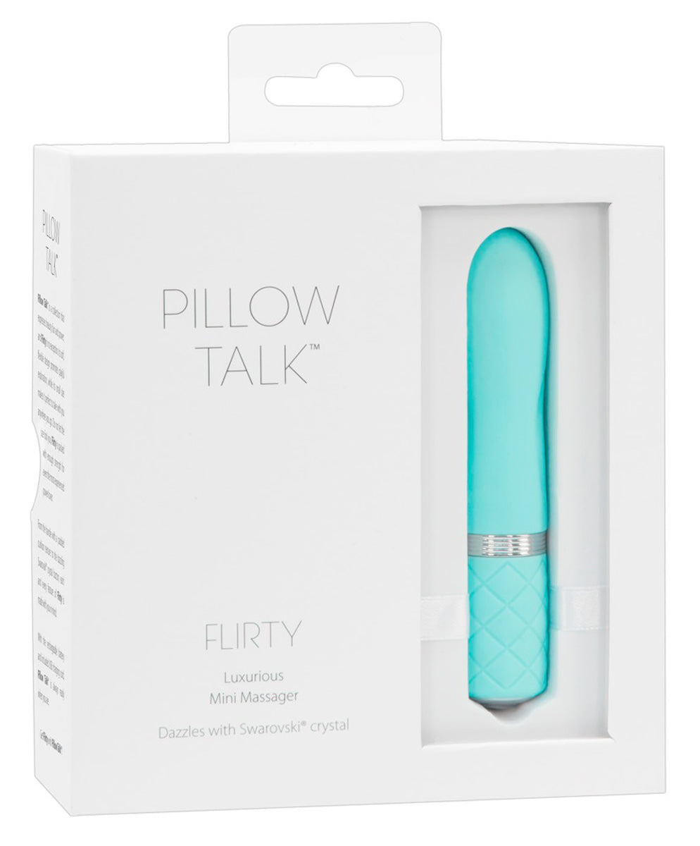 Pillow Talk - Flirty Mini Vibrator - Teal