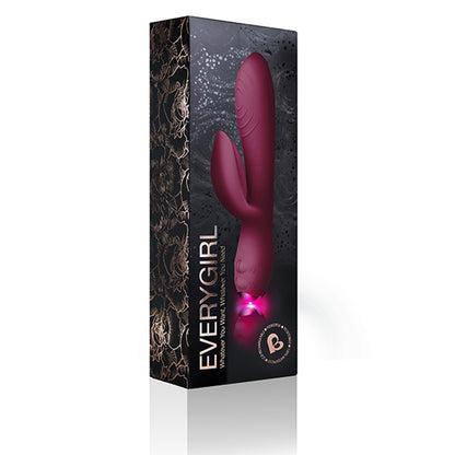 EveryGirl Rabbit Vibrator - Burgundy