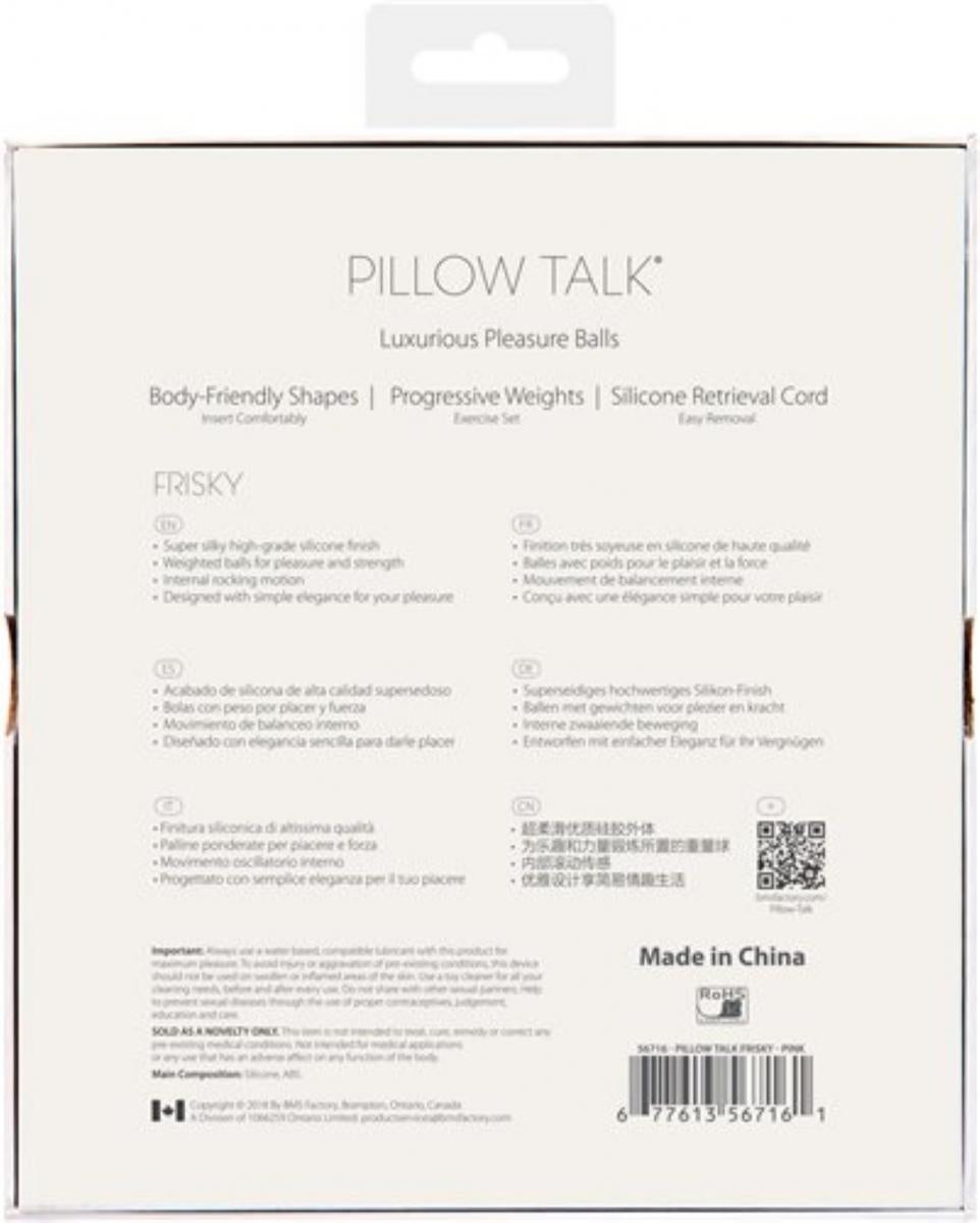 Pillow Talk - Frisky Pleasure Balls - Roze