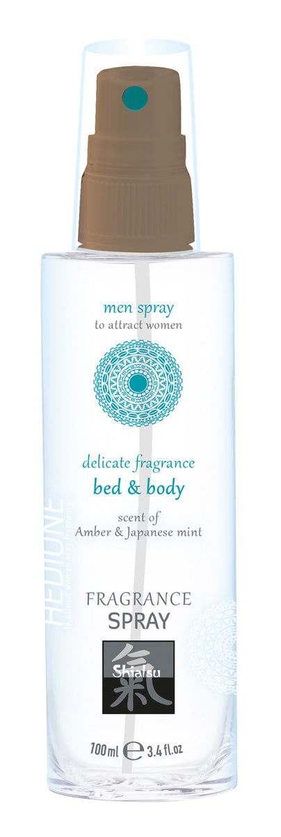 Feromonen Bed & Body Spray Voor Mannen - Amber & Japanse Mint