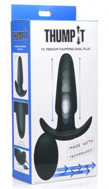 Thump-It Stotende Buttplug - Medium