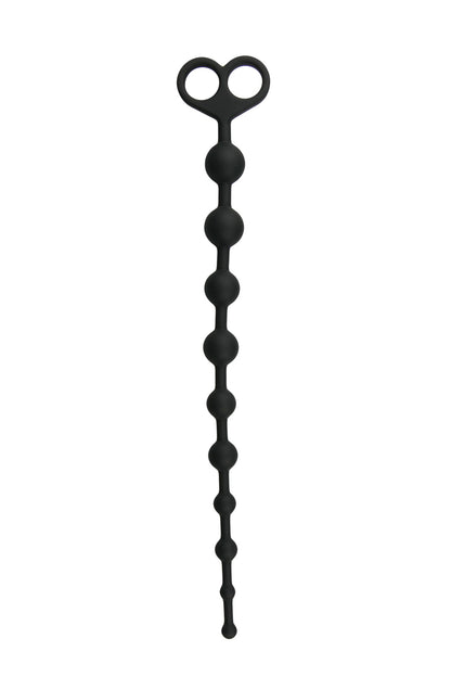 Anaal kralen - lang, zwart