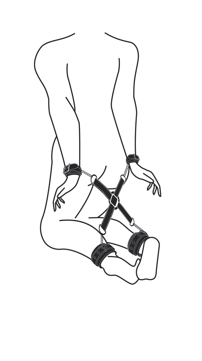 Hogtie With Hand and Anklecuffs