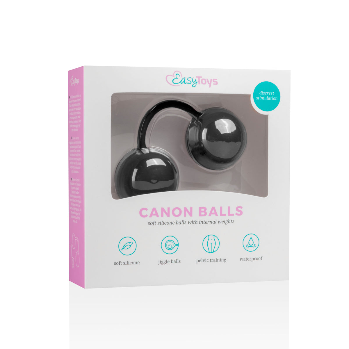 Canon Balls Vaginaballetjes Met Contragewicht - Zwart