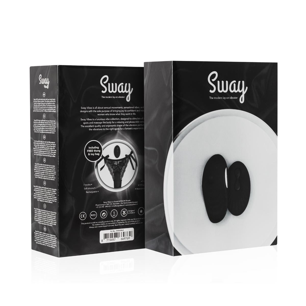 Sway Vibes No. 3 - Zwart - Vibrator String Met Afstandsbediening