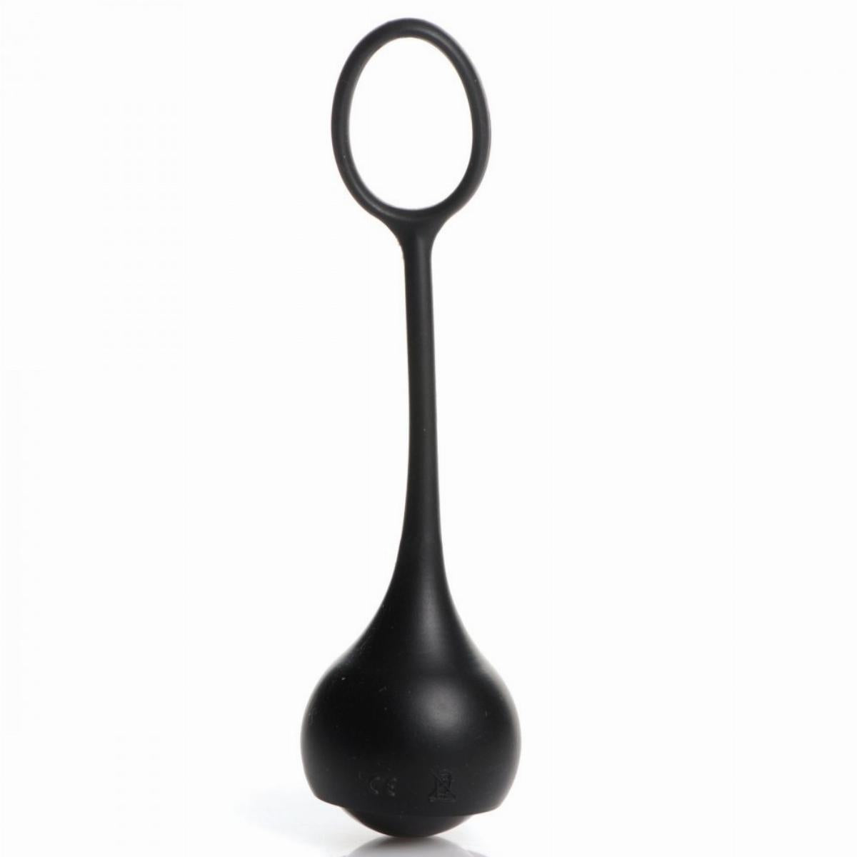 Cock Dangler Siliconen Penishanger Met Gewichten - Zwart