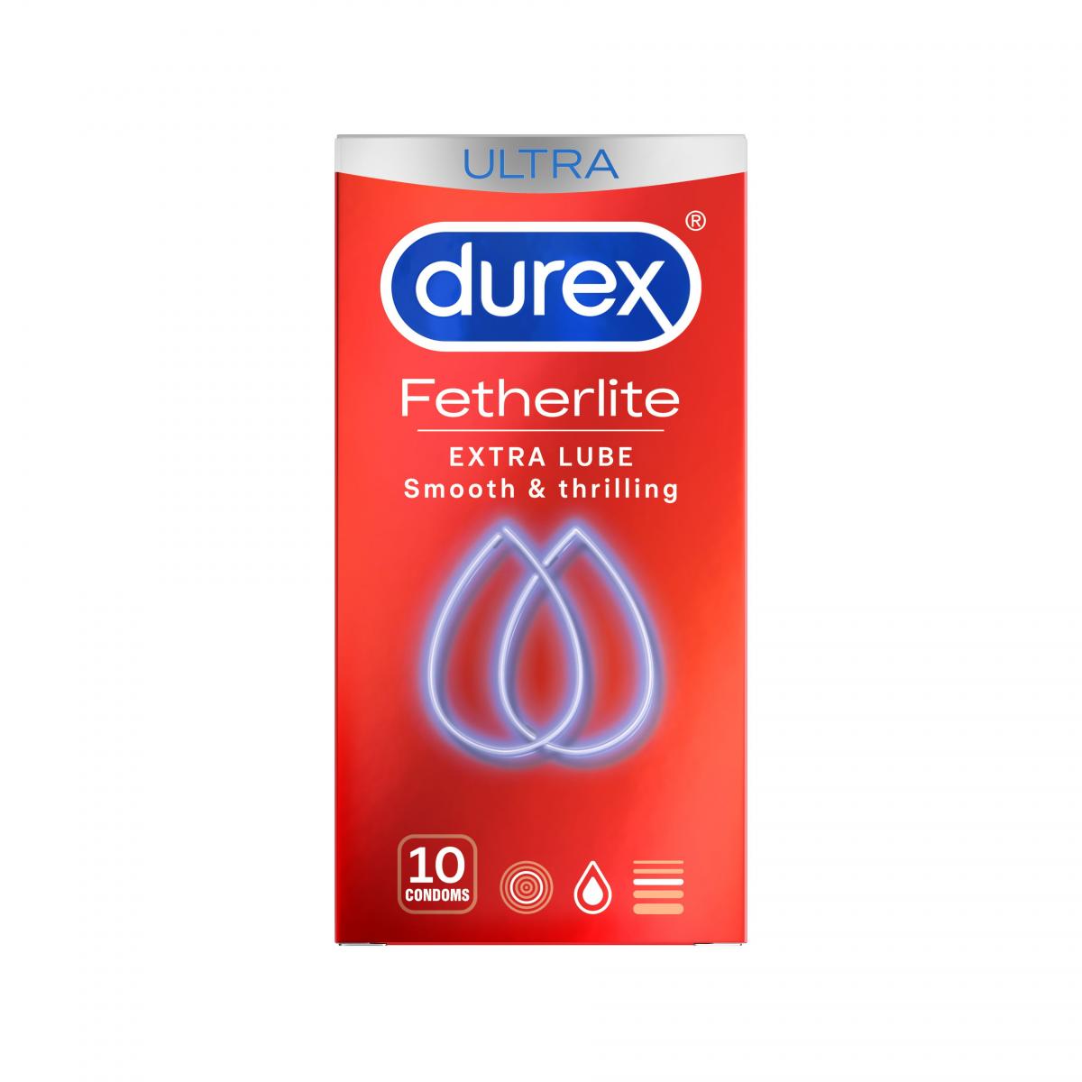 Durex Thin Feel Extra Glijmiddel - 10 st.